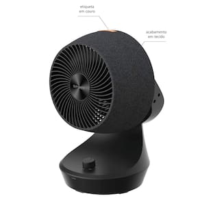 Circulador de Ar Spirit Orbit 20cm com 3 Velocidades e Múltiplas Inclinações – Preto Carvão - 220V - 2