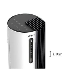 Ventilador de Torre 110cm Spirit Esterilizador com 12 velocidades, Controle Remoto e Timer de até 12 horas, Branco – 220V - 2