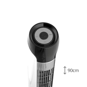Ventilador de Torre 90cm Spirit SKY com 3 Velocidades, Controle Remoto e Timer de até 7h30 – Branco