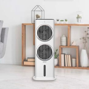 Climatizador de Ar Spirit Turbo 95cm, 90W com Controle Remoto, Display LED, Timer de até 9 horas, 10 Litros – Branco