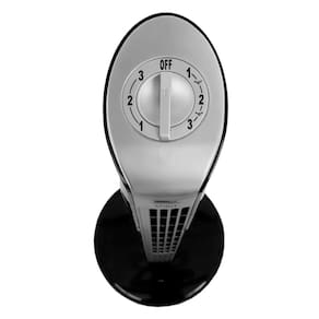 Ventilador de Torre 90cm Spirit Easy 40W de Potência e 3 Velocidades - Preto/Prata - 110V - 3