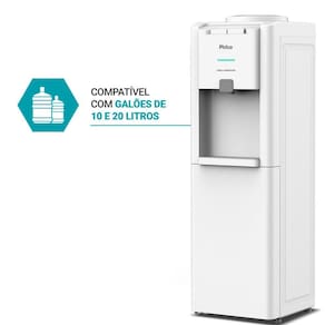 Bebedouro de Água Philco PBE80A com Sistema Eletrônico e Gás Refrigerante R600a - Branco - 220V - 3