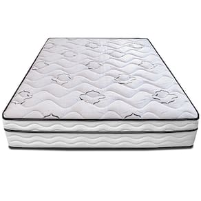 Colchão Queen Cama InBox Moderne Ortopédico com Camada Especial de Espuma D45 25x158x198cm - Branco/Grafite