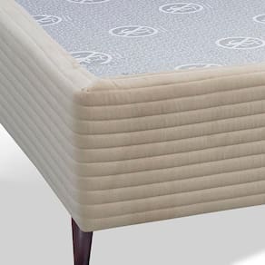 Base Box para Colchão Casal Cama inBox Livity 38x138x188cm - Bege