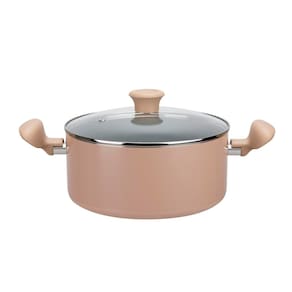 Conjunto de Panelas 5 Peças Rochedo Ceramic Light Sand com Revestimento Cerâmico – Vanilla - 1