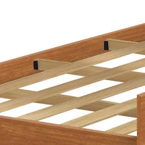 Cama Auxiliar Solteiro Barreto Rubi - 18,5x91x189cm - Nature - 1