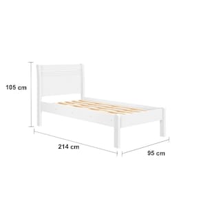 Cama de Solteiro Barreto Siena - Branco - 3