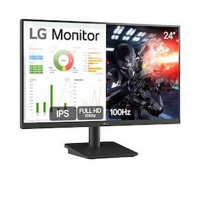 Monitor Gamer 24” LG 24MS500-B com Tela IPS, Full HD, 100Hz, HDMI e Dynamic Action Sync - Preto