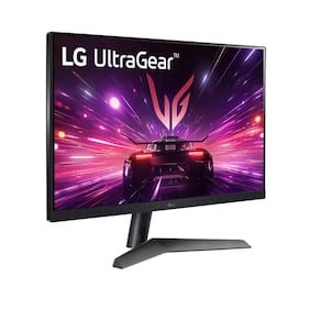 Monitor Gamer 24” LG UltraGear 24GS60F-B com Tela IPS, Full HD, 180Hz, NVIDIA G-SYNC, AMD FreeSyn, HDR10 e 1ms (GtG) - Preto