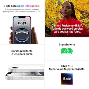 Apple iPhone 16e de 512GB - Preto
