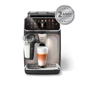 Cafeteira Espresso Philips Walita LatteGo Série 5500 EP5547 Superautomática 1400W – Preta/Cromada
