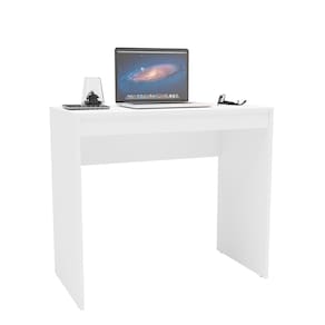 Escrivaninha Politorno Liberdade 1 Gaveta MDP Compacta Pintura UV Corrediças Metálicas - BRANCO - 1