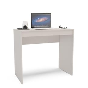 Escrivaninha Politorno Liberdade MDP Compacta Pintura UV Corrediças Metálicas - OFF WHITE - 1