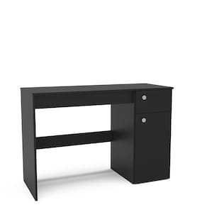 Penteadeira Politorno Iracema Espelho Recolhível 1 Gaveta 1 Porta Nichos Compacta MDP Pintura UV - Preto - 1