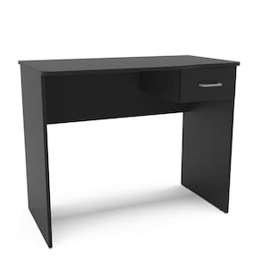 Escrivaninha Politorno Arapei 1 Gaveta MDP Compacta Pintura UV Design Moderno - PRETO - 3