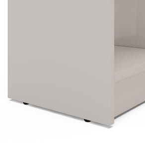 Estante de Livros Politorno Piratini Alta 9 Prateleiras 178cm Design Clean Compacta - OFF WHITE - 3