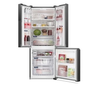 Geladeira Electrolux French Door IM7B Frost Free com Tecnologia Inverter, Efficient AutoSense 480L - Black Inox Look