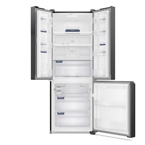 Geladeira Electrolux Frost Free Inverter Efficient AutoSense 3 Portas Black Inox Look 480L