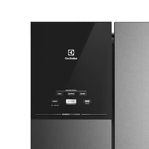 Geladeira Electrolux French Door IM7B Frost Free com Tecnologia Inverter, Efficient AutoSense 480L - Black Inox Look