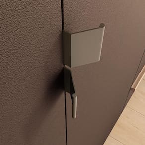 Guarda-roupa Santos Andirá Chicago 6 Portas, 5 Gavetas, 5 Prateleiras com Cabideiro e Maleiro Casal – Wood/Terracota