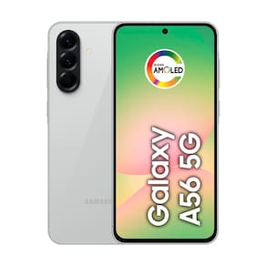 Smartphone Samsung Galaxy A56 5G Cinza 256GB 8GB RAM, Câmera Tripla até 50MP, Tela Super AMOLED 6.7", IP67, NFC, Vídeo HDR e Recursos AI