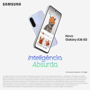Smartphone Samsung Galaxy A36 5G Preto 128GB, 6GB RAM, Câmera Tripla até 50MP, Tela Super AMOLED 6.7", IP67, NFC, Recursos AI e Snapdragon 6 Gen 3