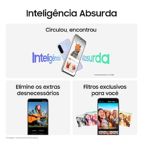 Smartphone Samsung Galaxy A36 5G Preto 128GB, 6GB RAM, Câmera Tripla até 50MP, Tela Super AMOLED 6.7", IP67, NFC, Recursos AI e Snapdragon 6 Gen 3