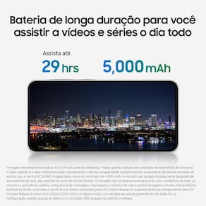 Smartphone Samsung Galaxy A36 5G Preto 128GB, 6GB RAM, Câmera Tripla até 50MP, Tela Super AMOLED 6.7", IP67, NFC, Recursos AI e Snapdragon 6 Gen 3
