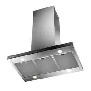 Coifa de Ilha Electrolux CE9IF Experience com Inteligência Artificial e Alto Poder Sucção Inox- 90cm - 110V - 1