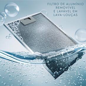 Coifa de Ilha Electrolux CE9IF Experience com Inteligência Artificial e Alto Poder Sucção Inox- 90cm - 110V - 2