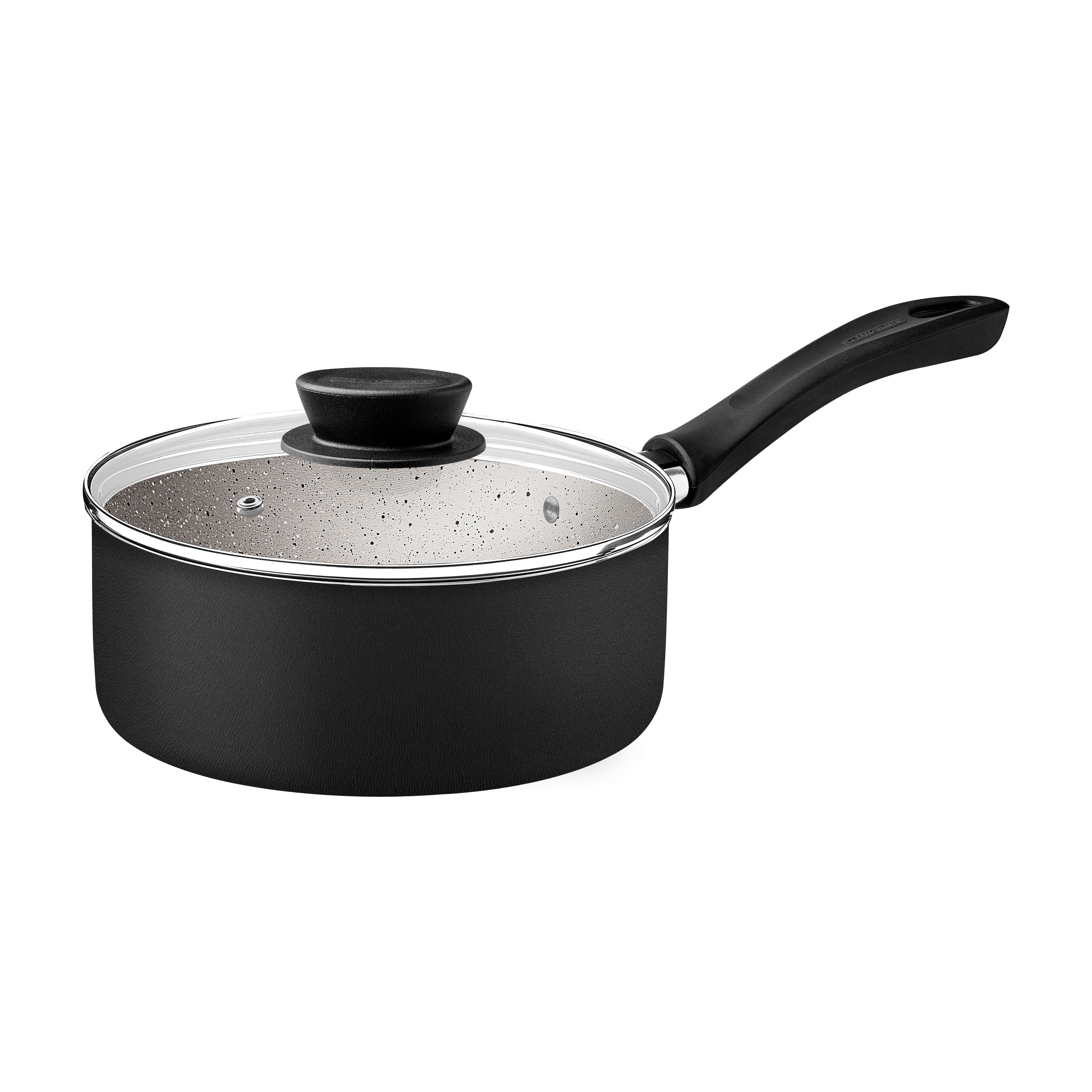 Jogo de Panelas 5 Peças Tramontina Linz em Alumínio com Revestimento Antiaderente Starflon Max – Preto - 3