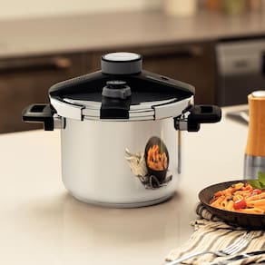 Panela de Pressão Tramontina Presto em Aço Inox – 6 litros