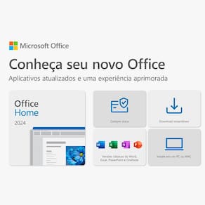 Microsoft Office Home 2024, Word, Excel, PowerPoint, OneNote, para PC/Mac - Compra Única