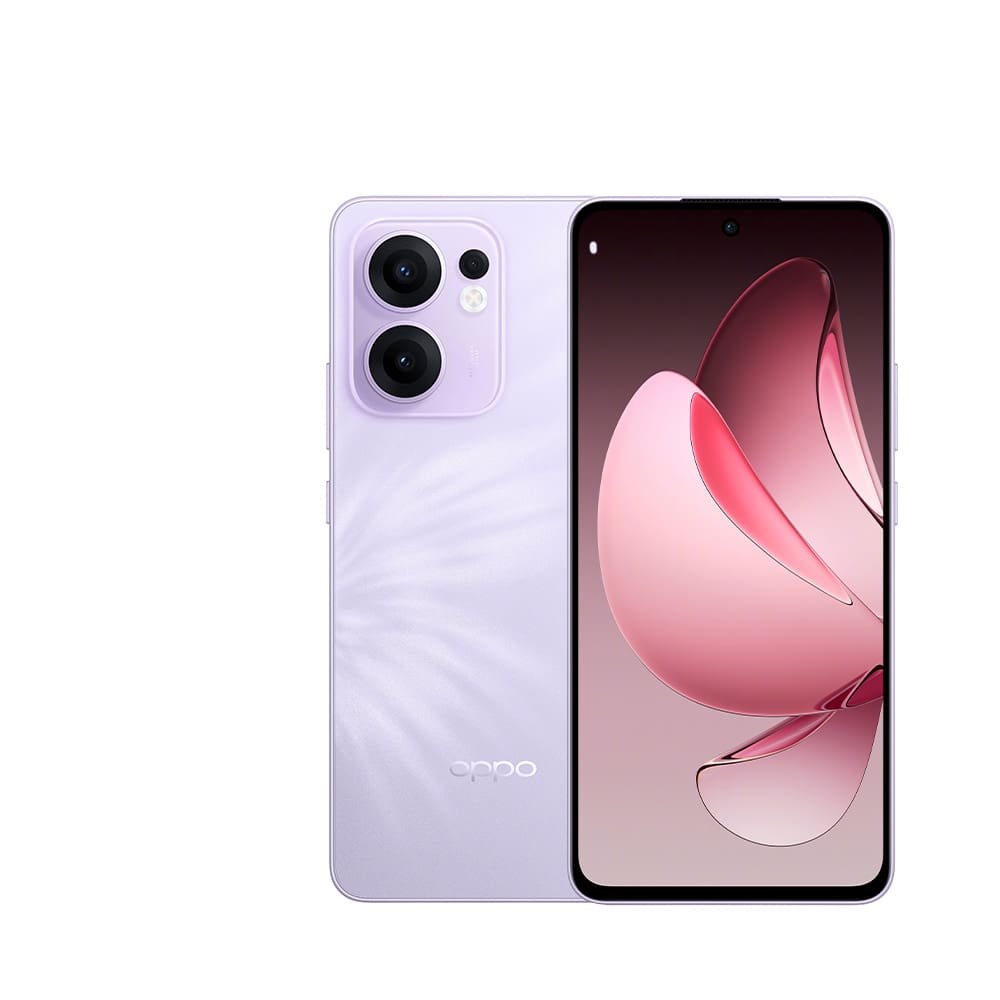 Smartphone Oppo RENO 13F 5G Lavanda 256GB, 12GB RAM, Câmera