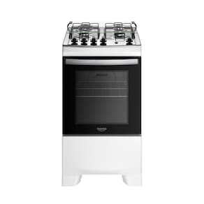 Fogão 4 Bocas Dako Supreme com Mesa em Inox e Acendimento Automático Branco – Bivolt
