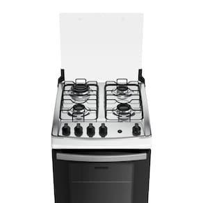 Fogão 4 Bocas Dako Supreme com Mesa em Inox e Acendimento Automático Branco – Bivolt