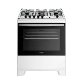 Fogão 5 Bocas Dako Supreme com Mesa em Inox e Acendimento Automático Branco – Bivolt