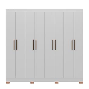Guarda-Roupa Bartira Porto com 8 Portas e 4 Gavetas - 219,2 de largura