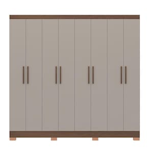 Guarda-Roupa Bartira Porto com 8 Portas e 4 Gavetas - 219,2 de largura