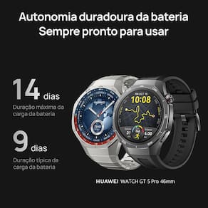 Smartwatch Huawei Watch GT 5 Pro 46mm – Preto