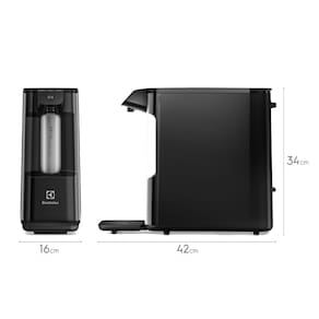 Purificador de Água Electrolux PE12P Experience Pure 4x, Digital, Bivolt – Preto
