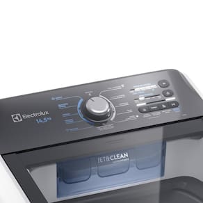 Lavadora de Roupas Electrolux Efficient LEE15 14,5kg com Cesto Inox, Filtro de Fiapos e Tecnologia Jet&Clean - Branca