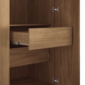 Guarda-Roupa Casal Santos Andirá Master New com 8 Portas, 4 Gavetas e 10 Prateleiras – 238,8cm de largura - Jatobá - 3