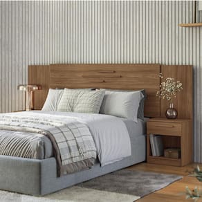 Cabeceira para Cama Box Casal Santos Andirá Loanda com 2 Gavetas – 256cm de largura