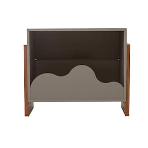 Mesa de Cabeceira Multiuso Infantil Genialflex Nuvem com 65,3cm de largura - Fendi - 1