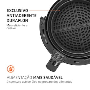 Fritadeira Elétrica Sem Óleo Air Fryer Mondial AF35-BF MK NE 1500W 3,5 Litros - Preta