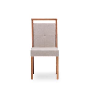 Cadeira Herval Viana Estofada D33 Estrutura Madeira Cinza - 2