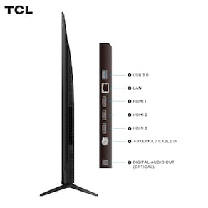 Smart TV 75” TCL QLED 4K Ultra HD 75P7K com Sistema Operacional Google TV, HDR10+, HDMI 2.1, Chromecast built-in, Dolby Vision e Atmos
