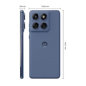 Smartphone Motorola Edge 60 Fusion 5G Cinza 256GB, 8GB RAM, Tela 6,7", Câmera Sony LYTIA 700C 50MP, Gorilla Glass 7i, Dimensity 7300, IP69 e IP68