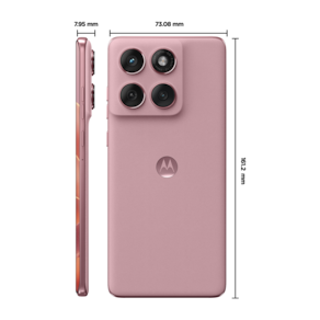Smartphone Motorola Edge 60 Fusion 5G Rosa 256GB, 8GB RAM, Tela 6,7", Câmera Sony LYTIA 700C 50MP, Gorilla Glass 7i, Dimensity 7300, IP69 e IP68 - 3